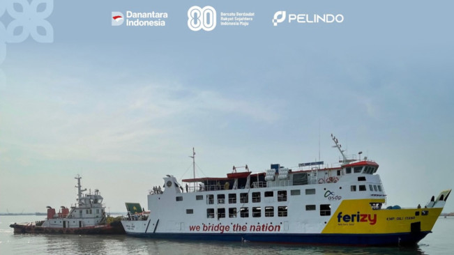 Ilustrasi kapal Pelindo. [Instagram]